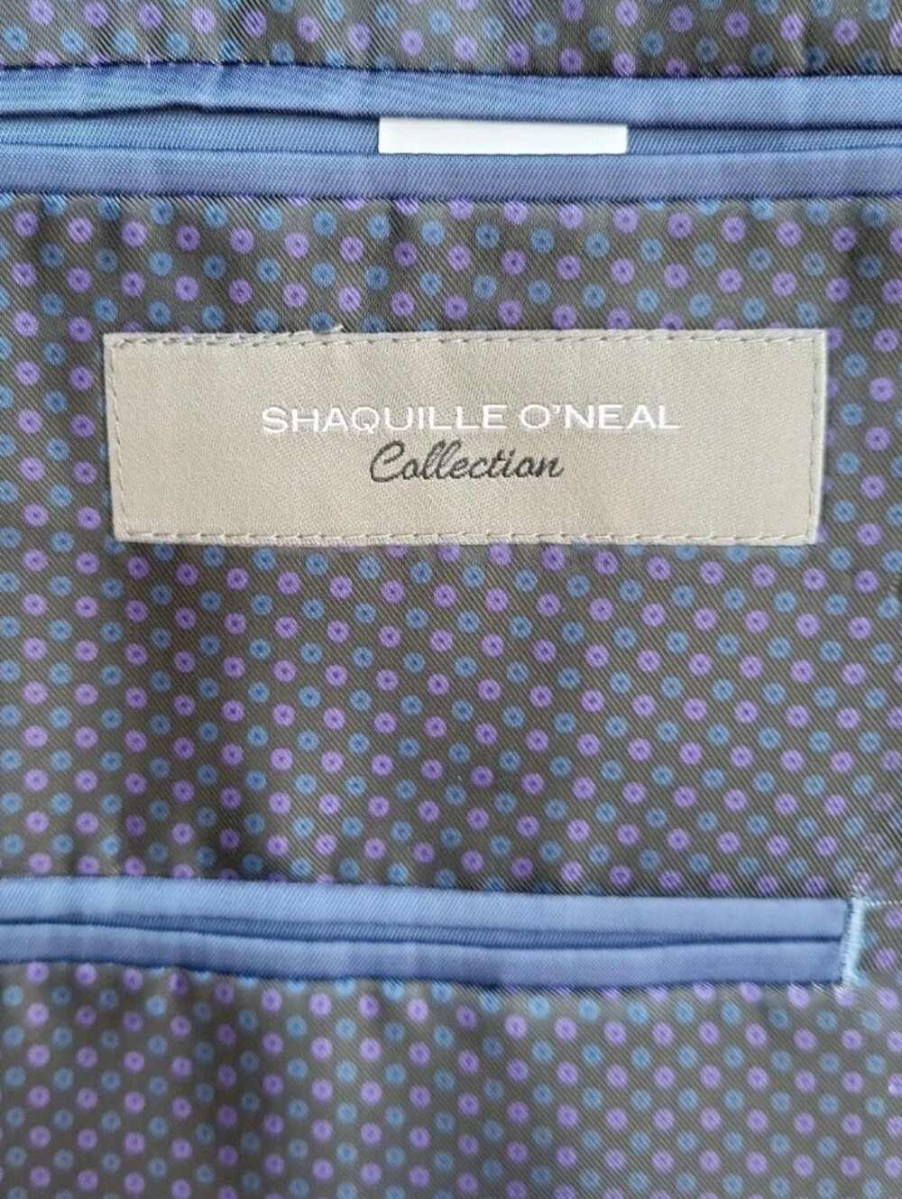 Shaquille O'Neal Blazer Mens 50 Big&Tall Light Blue 100% Wool Sport Coat Jacket - Picture 12 of 15